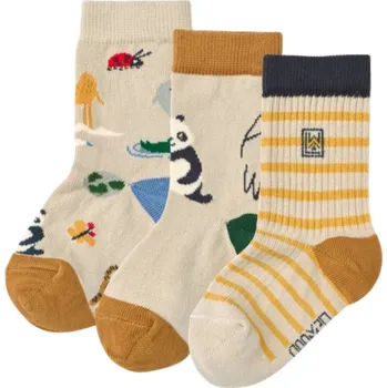 3 páry ponožek pro děti Silas "Around The World" Liewood VELIKOST: 22-24