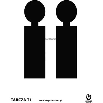 Střelecké terče T1 430x610mm - 50ks, Range Solutions