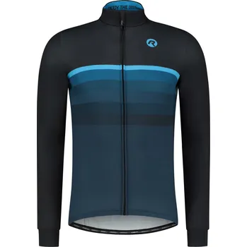 stojan na kolo Cyklodres Rogelli HERO II s dlouhým rukávem, černo-modrý M