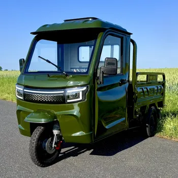 Elektromobilita Leramotors Elektrická tříkolka Leramotors tuk tuk cargo G4 3000W - zelená