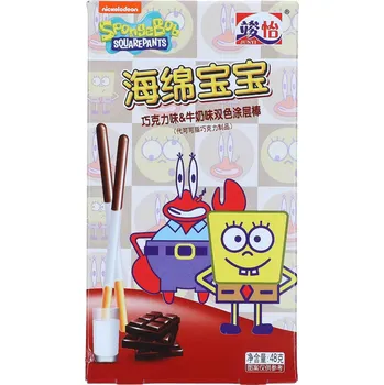 SWF Großhandel & Franchise GmbH SpongeBob SquarePants Coated Sticks čokoláda/mléko 48g
