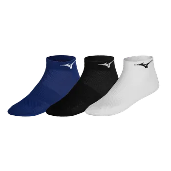 Pánské ponožky MIZUNO Training Mid 3P / White/Black/Estate Blue / L 41-43 - 41-43