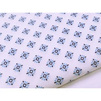 DOMESTIK 145/A1505 HVĚZDA BLUE-BLUE andílky do zdravotnictví 150cm / METRÁŽ NA MÍRU