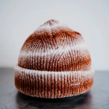 Zimní čelenka Kulich Kangol - Heathered 2-Way Beanie - Rustic Caramel