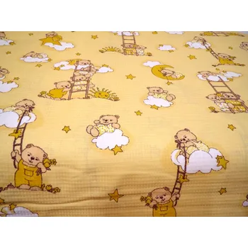 HAFLE 120 (212768-8-3 Medvídek žebřík žlutý) / VELKOOBCHOD Ceník: VELKOOBCHOD: po celých rolích, bez odvíjení