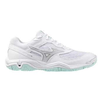 Dámská sálová obuv MIZUNO WAVE PHANTOM 3(W) / White/Blue Tint 6,5 UK - 6,5 UK - 40 EUR - 25,5 cm