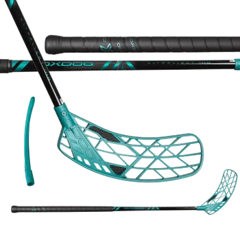 Florbalová hůl OXDOG Ultralight HES 29 TQ 96 Oval FSL MBC2 L - 96 (107) cm/Levá ruka dole