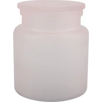 Organizér na kosmetiku Světle růžový skleněný koupelnový organizér na vatové tampony Yoko – Spirella ID_1816796