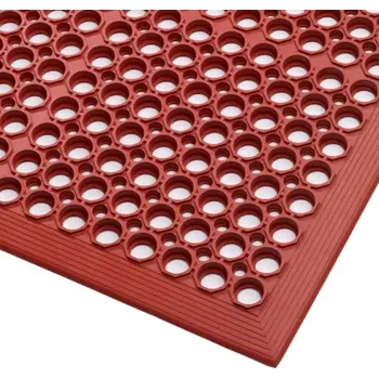 Rohožka HAPPY END Protiúnavová rohož SANITOP do potravinářství, děrovaná - PR 232/02CV