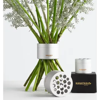 HANATABA Nástroj pro aranžování kytic Hanataba Pearly Silver – set 2&nbsp;ks