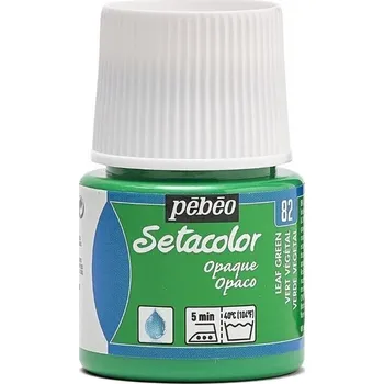 Speciální výtvarná barva Pébéo Setacolor Barva na látky 82 Leaf Green 45 ml 1 ks