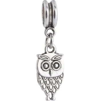 Dětské navlékací korálky Přívěsek na náramek SOVA - TOPBEADS