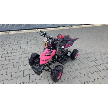 Dětská tříkolka Dětská dvoutaktní čtyřkolka ATV Repti Nitro 49ccm růžová