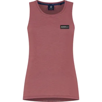 Dámské sportovní tílko Rogelli DISTANCE pro zvýšený odvod potu, starorůžové 2XL