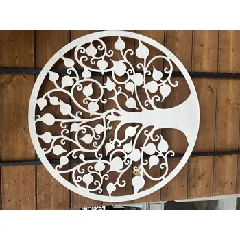 Kovový strom života k zavěšení 60cm (mírně promáčknutý)