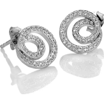 Náušnice Stříbrné náušnice Hot Diamonds Shimmer DE873