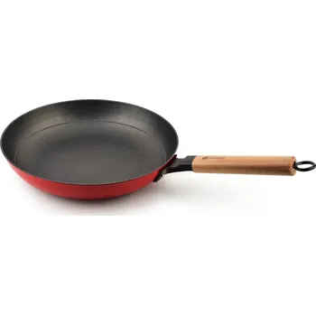 Litinová pánev RODE 28 cm červená
