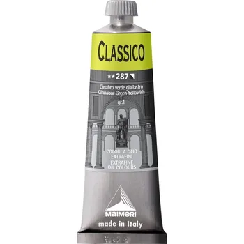 Olejová barva Maimeri Classico Olejová barva Cinnabar Green Yellow 60 ml 1 ks