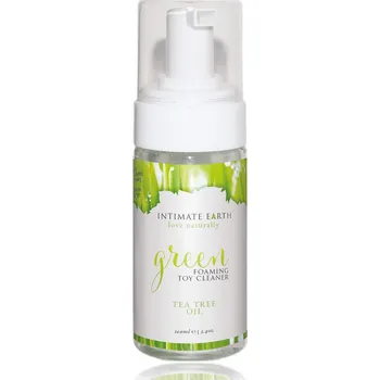 Čisticí prostředek na erotické pomůcky Organický čistič Intimate Earth - Green Tea 100 ml