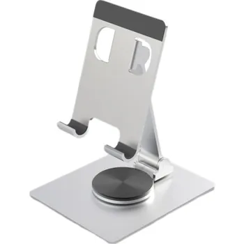 YY-022 otočný polohovatelný stojánek pro iPhone / iPad - stříbrný