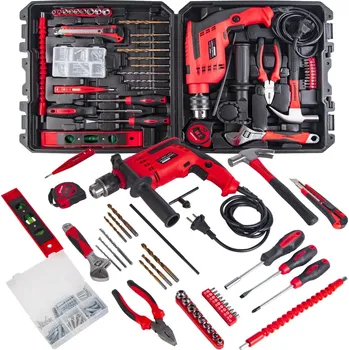 Sada nářadí FORCEKRAFT Sada nářadí včetně vrtačky 240 V, 103 ks