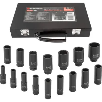 Gola sada Forsage Sada dlouhých rázových hlavic 1/2", 10–36 mm