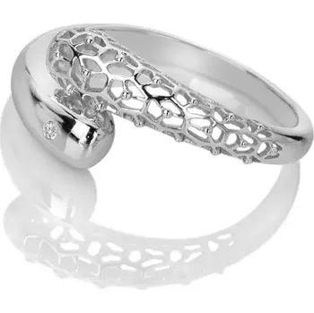 Oblečení a móda Stříbrný prsten Hot Diamonds Aster DR307 Obvod 55 mm