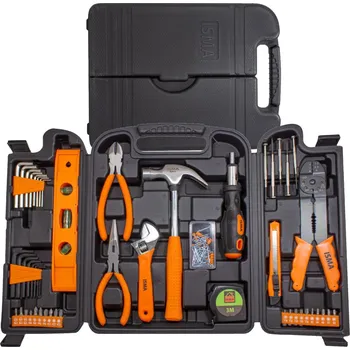 Sada nářadí ISMA Sada nářadí v kufru 129 ks – kladivo, kleště, šroubováky