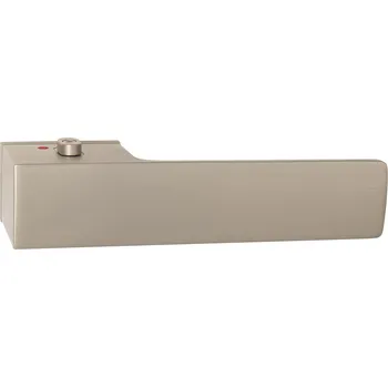 Dveřní kování TI - GORDO - RT5 4084 s uzamykáním 46 - 53 mm, bez spodní rozety, klika/klika s uzamykáním levá NP - Nikl perla (142)