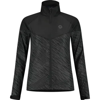 Sportovní batoh Dámská reflexní větrovka Rogelli ESSENTIAL HI VIS, černá M