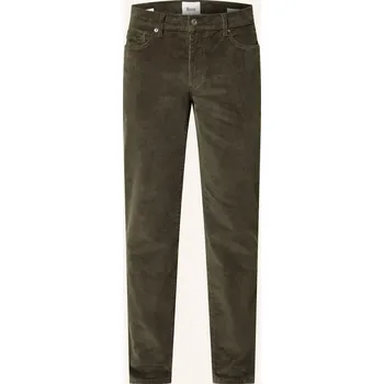 Pánská móda Brax Pánské Manšestrové Kalhoty Cadiz Straight Fit, khaki, 33