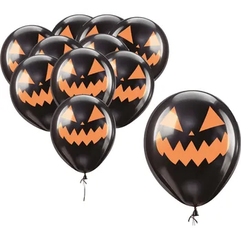 Fiestas Guirca Balonky latex Dýně černé 30 cm, 10 ks