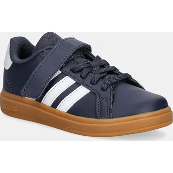 Chlapecké tenisky Dětské sneakers boty adidas GRAND COURT 2.0 JI0974 námořnická modř 59X, EUR 33