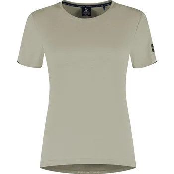 Běžecké oblečení Dámské sportovní tričko Rogelli DISTANCE pro zvýšený odvod potu, béžové XL