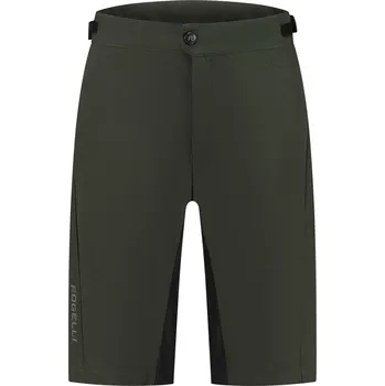 Cyklistické návleky MTB cyklokraťasy Rogelli ADVNTR CORE s odepínací vnitřní výstelkou, khaki L