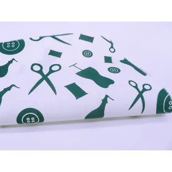 DOMESTIK 145/15741-2 GALANTERIE tmavě zelená / VELKOOBCHOD Ceník: VELKOOBCHOD: po celých rolích, bez odvíjení