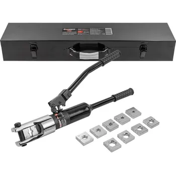 Sada nářadí FORCEKRAFT Hydraulický krimpovací lis na kabely 11 t, s kufříkem