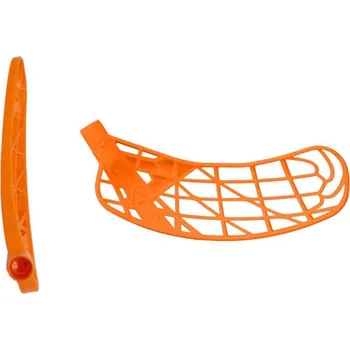 Florbalová čepel OXDOG Avox NB neon orange R - Pravá ruka dole/Oranžová/měkká - NB (PE)