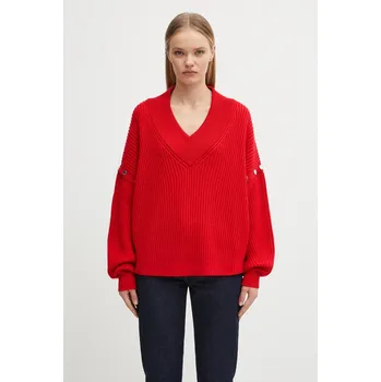 Dámský svetr Vlněný svetr Sportmax TAY dámský, červená barva, 2522366192600, S, 33X