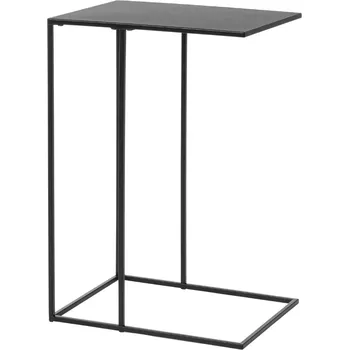 Toaletní stolek Bizzotto Černý kovový odkládací stolek Alrik 40 x 30 cm