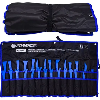 Příslušenství karosérie Forsage Sada nástrojů pro demontáž spon čalounění, 27 ks