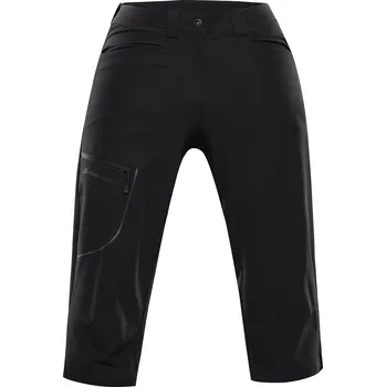 Dámské oblečení Dámské Softshellové Capri Kalhoty ALPINE PRO WEDERA 2 Black Barva: black, Velikost: 44