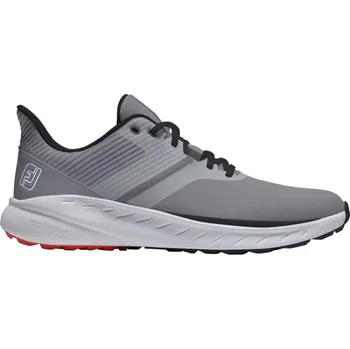 FootJoy Flex pánské golfové boty, šedé standardní, bez spajků, šedé, 40
