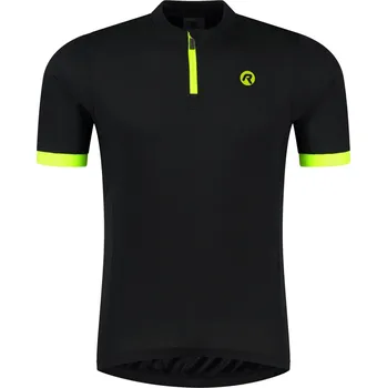 Cyklo nářadí Funkční cyklistický dres Rogelli CORE s krátkým rukávem a volnějším střihem, černo-reflexní žlutý 3XL