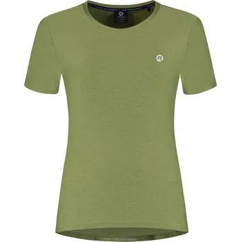 Moto kombinéza Dámské funkční bezešvé triko Rogelli ESSENTIAL, šedo-zelené XS