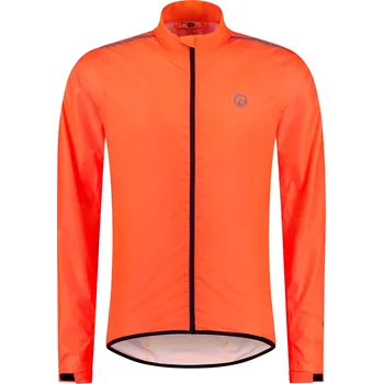 čištění řetězu Lehká cyklistická pláštěnka s podlepenými švy Rogelli CORE, oranžová M