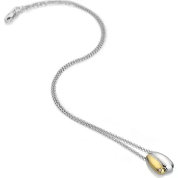 Náhrdelník Pozlacený stříbrný náhrdelník Hot Diamonds Droplet DP1095