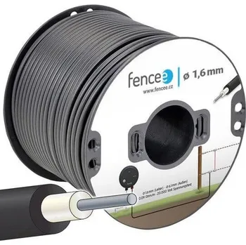 Ohradník Vysokonapěťový kabel ocelový Fencee 30 m pro elektrický ohradník