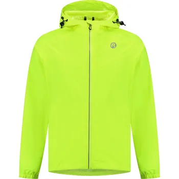 batoh na kolo Pláštěnka s kapucí a bočními kapsami Rogelli COMMUTER CORE, reflexní žlutá S