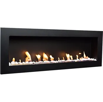 Biokrb BIO FLAME biokrb Easy L Open černý 115x40 cm